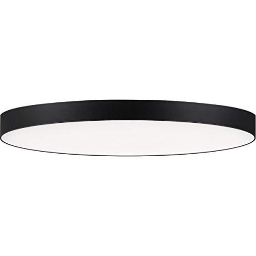 Maxim 57664Wt Trim 11" Wide Integrated Led Flush Mount Ceiling Fixture - Black