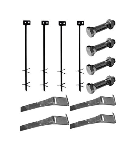 Stainless Steel Mobile Home Anchor and Strap Set