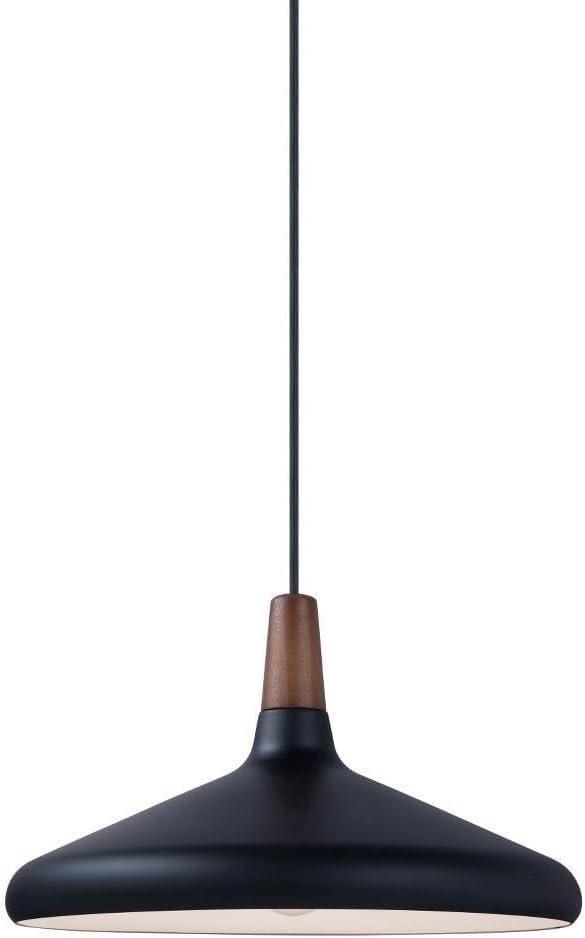 Maxim Lighting Nordic 1 - Light Pendant in  Walnut/Black