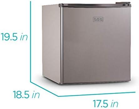 BLACK+DECKER BCRK Series 1.7 cu. ft. Freestanding Mini Fridge with Freezer