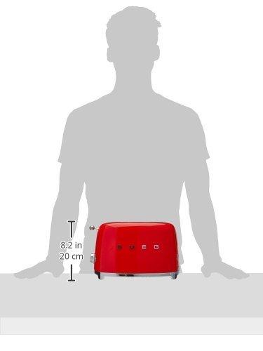 SMEG Red 2-Slice Retro Toaster