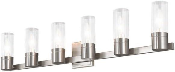 Livex Lighting Midtown 6 - Light Vanity in  Brushed Nickel