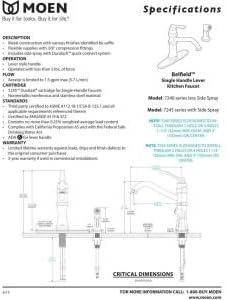 Belfield Single Handle Kitchen Faucet Duralock with Duralock™ and Supply Lines