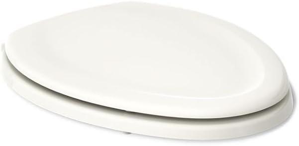 Stonewood Compression-Molded Wood Toilet Seat with Color-Matched Plastic Hinges