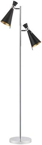 Efisio Floor Lamp - Chrome - Safavieh