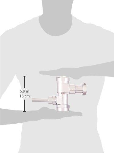 Polished Chrome Manual Flush Valve for Commercial Toilets