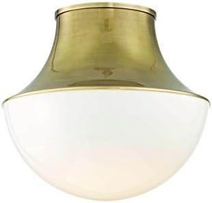 Alistair Single Light Glass Flush Mount