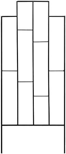 American GardenWorks Contemporary Trellis, Matte Black, 64"H