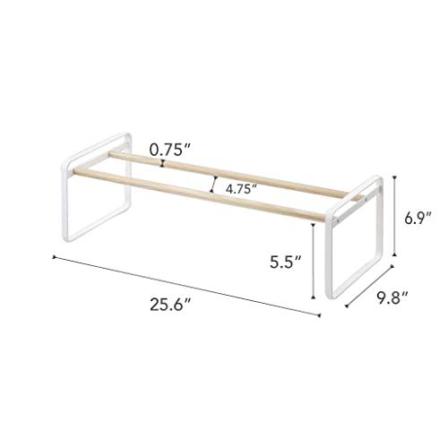 Yamazaki Home Shoe Rack, Steel, Expandable, Stackable