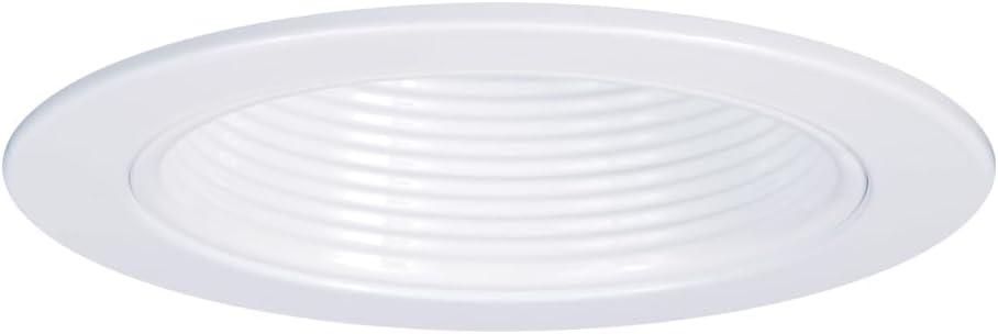 Halo 4-Inch White Aluminum Recessed Lighting Trim