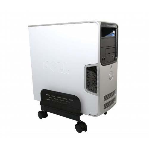 Syba SY-ACC65079 Metal Mobile Desktop Tower Computer Rolling Stand with Adjustable Width and Caster Wheels