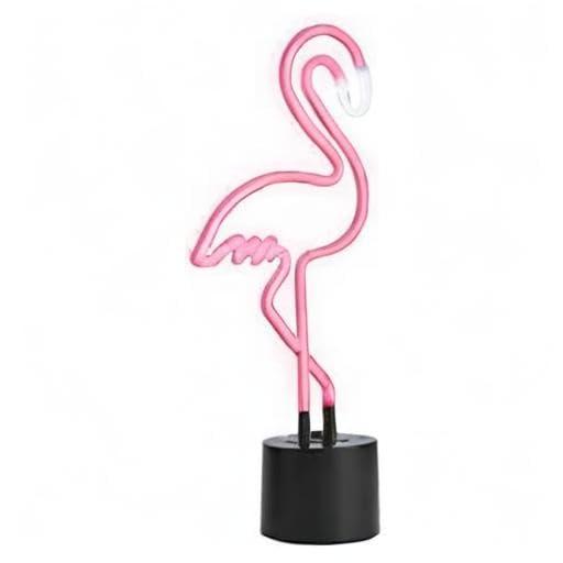 Amped & Co Flamingo Neon Desk Light, Pink