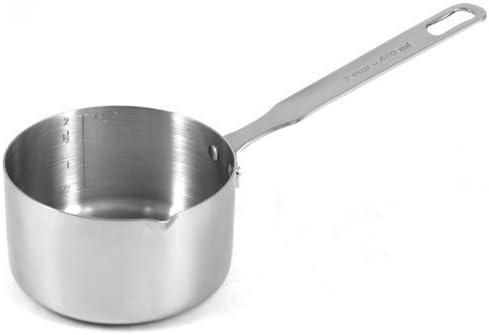 RSVP International Endurance Stainless Steel Measuring Pan Scoop, 2 Cups