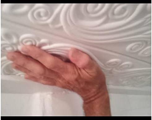 Antique Ceilings White Styrofoam Ceiling Tile Astana (Package of 8 Tiles) - same as Spanish Silver and R139