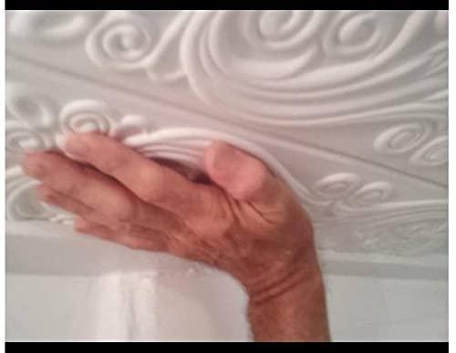 Antique Ceilings White Styrofoam Ceiling Tile Astana (Package of 8 Tiles) - same as Spanish Silver and R139