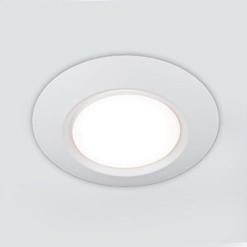 White Aluminum LED Flush Mount Ceiling Light Pack