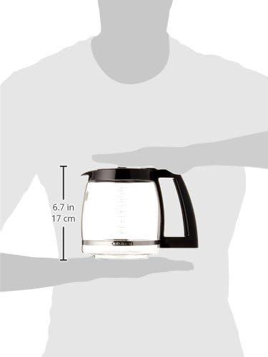 Cuisinart DCC-1200PRC 12-Cup Replacement Glass Carafe, Black
