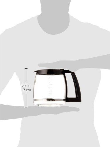 Cuisinart DCC-1200PRC 12-Cup Replacement Glass Carafe, Black