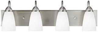 Generation Lighting Seville 28.375-in 4 -Light Brushed Nickel Traditional Vanity light