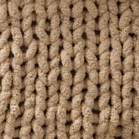Chunky Knit Blanket Throw - 50"x60" 3.7 lbs. - Soft Chenille Yarn Knitted Blanket - Machine Washable Crochet Blanket - Handmade Cable Knit Throw Blanket for Couch, Bed (Oat White)