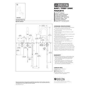 Leland Pull Down Bar Faucet With Accessories