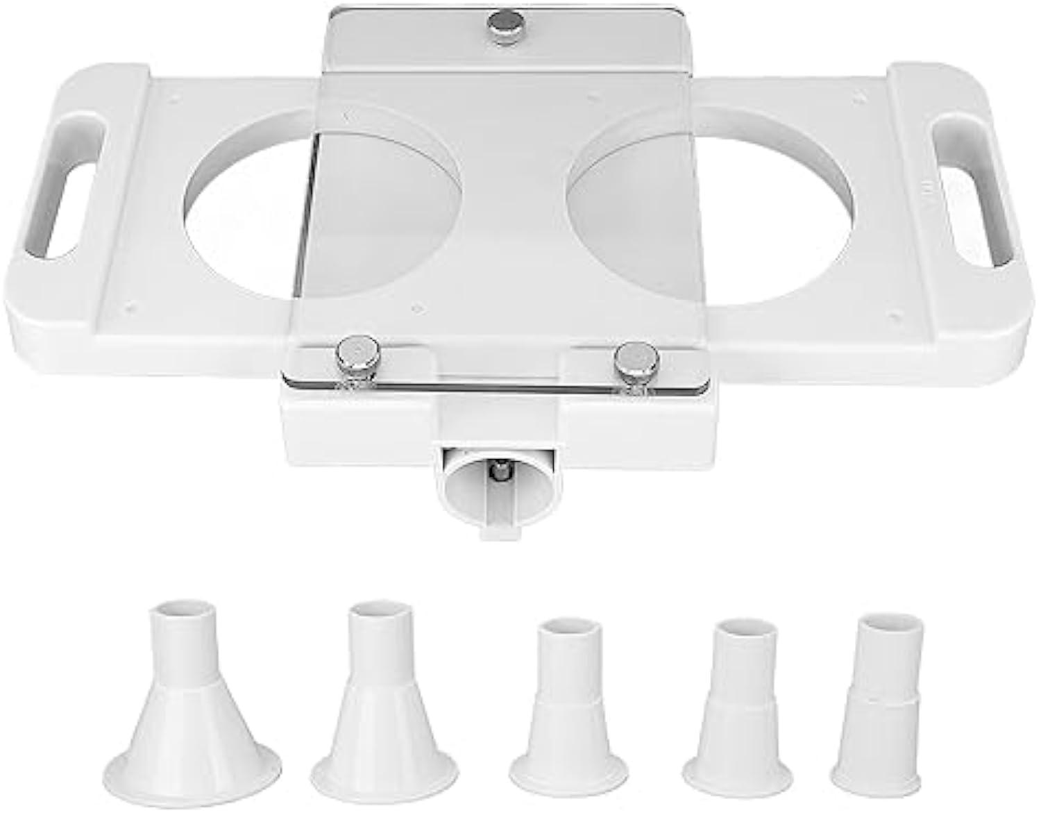 White Non-Stick Plastic Hamburger Press Patty Maker