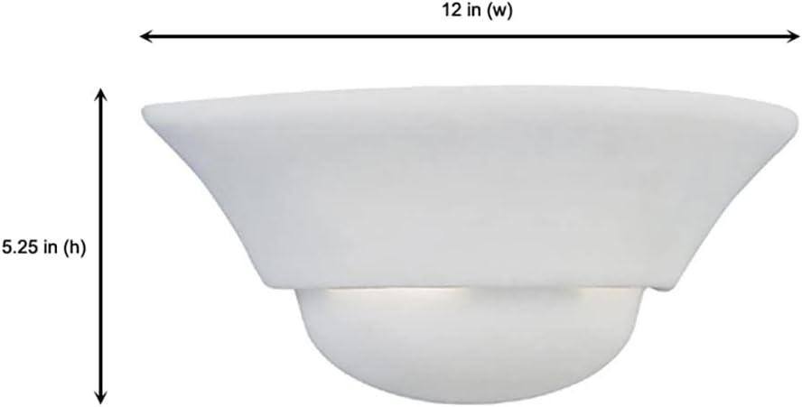 Designers Fountain 6031-WH 1 Light Wall Sconce in White,