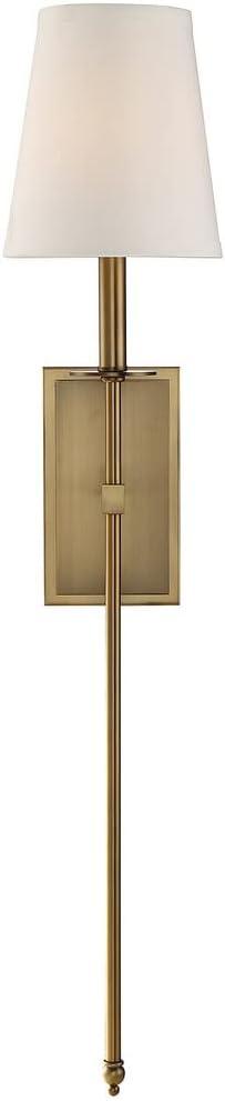 Savoy House Monroe 1 - Light Wall Light in  Warm Brass