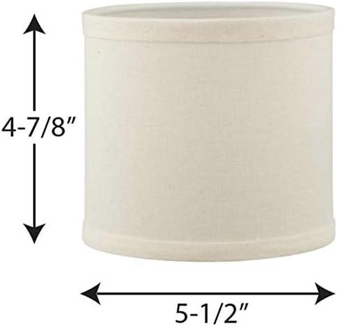 Beige Linen Clip-On Chandelier Shade Upgrade, 5.5" Width