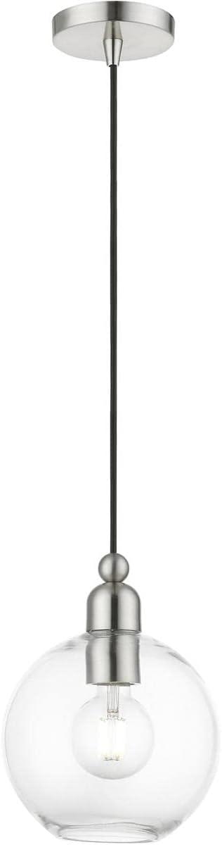 Livex Lighting Downtown 1 - Light Pendant in  Brushed Nickel