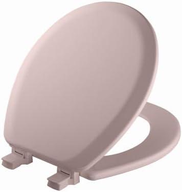 ComfortCreator Venetian Pink Elongated Molded Wood Toilet Seat