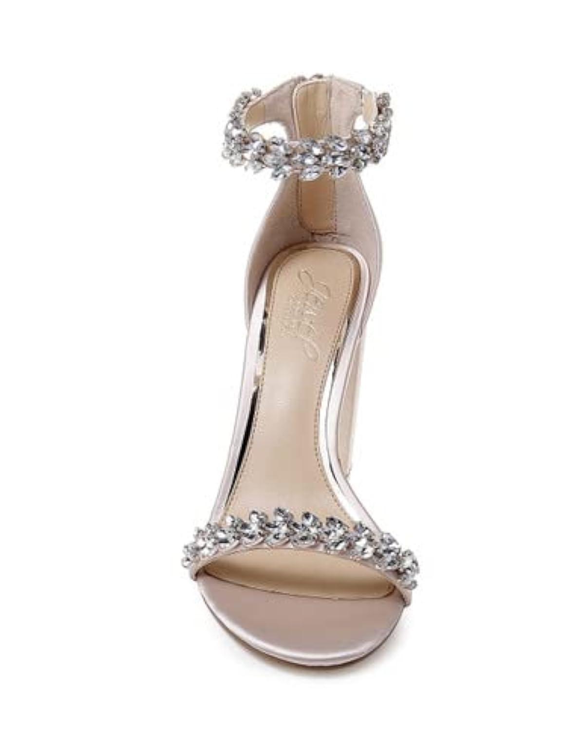 Jewel Badgley Mischka Mayra Ankle Strap Evening Shoe