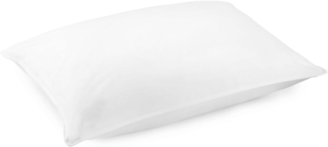 DOWNLITE Luxury White Goose Down Chamber Pillow – Hypoallergenic – Popular Hotel Pillow – Standard Size, 20 x 26