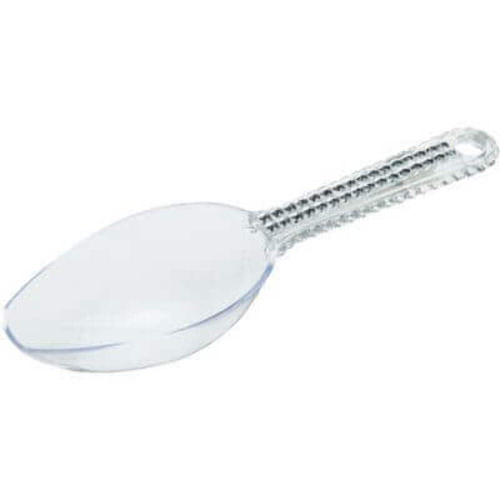Amscan Party Favors, w/Gems Clear Scoop, 6 1/2", Silver