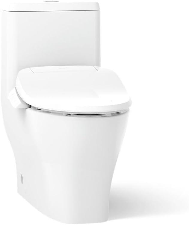 Kohler Spacity One-Piece Compact Elongated Toilet With Skirted Trapway, 1.28 Gpf K28020-0