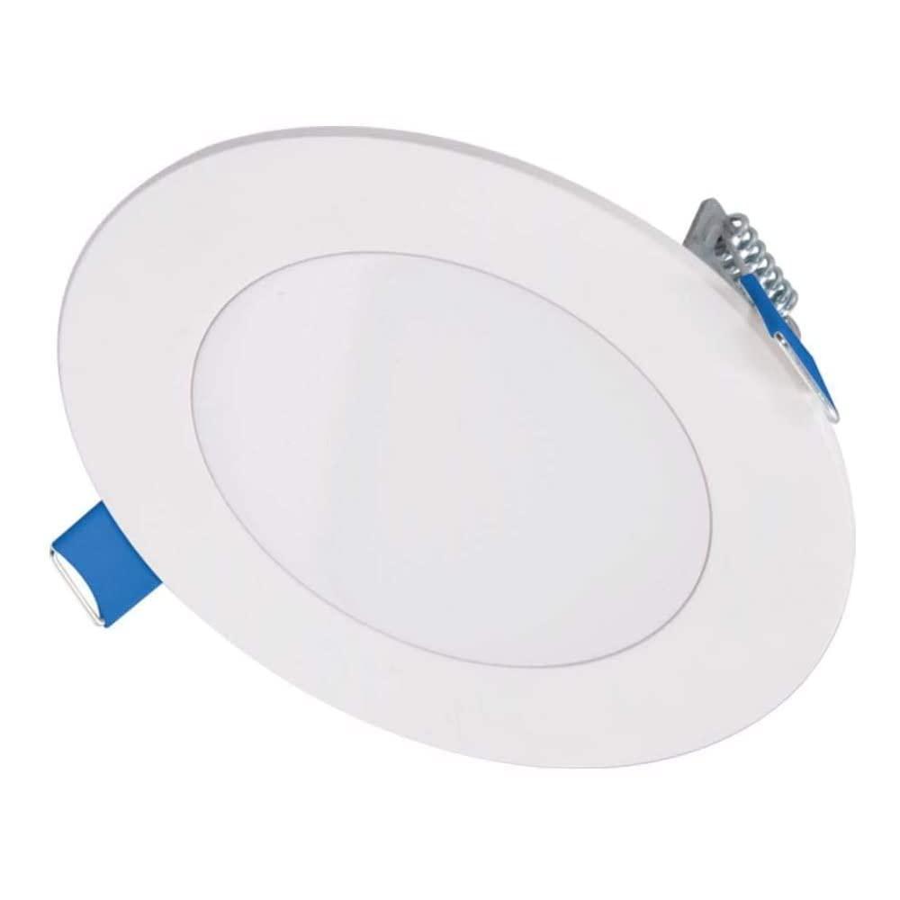 Halo HLB Lite Matte White 4 in. W LED Smart-Enabled Canless Recessed Downlight 10.1 W