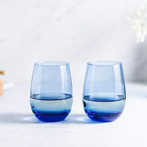 Classic Libbey All-Purpose Stemless Wine Glasses