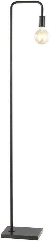 Safavieh Bran Solid Angled 60 in. H Top Floor Lamp, Dark Grey