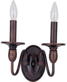 Maxim Lighting Towne 2 - Light Wall Light in  Oil Rubbed Bronze