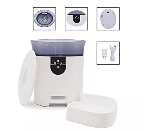 Pet Genius Smart Wi-Fi Video 7.0L Automatic Pet Feeder with Camera and Click Feeding for Pets