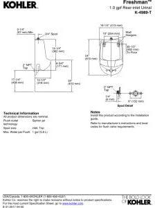 White Ceramic Wall-Mount Urinal with Top Spud