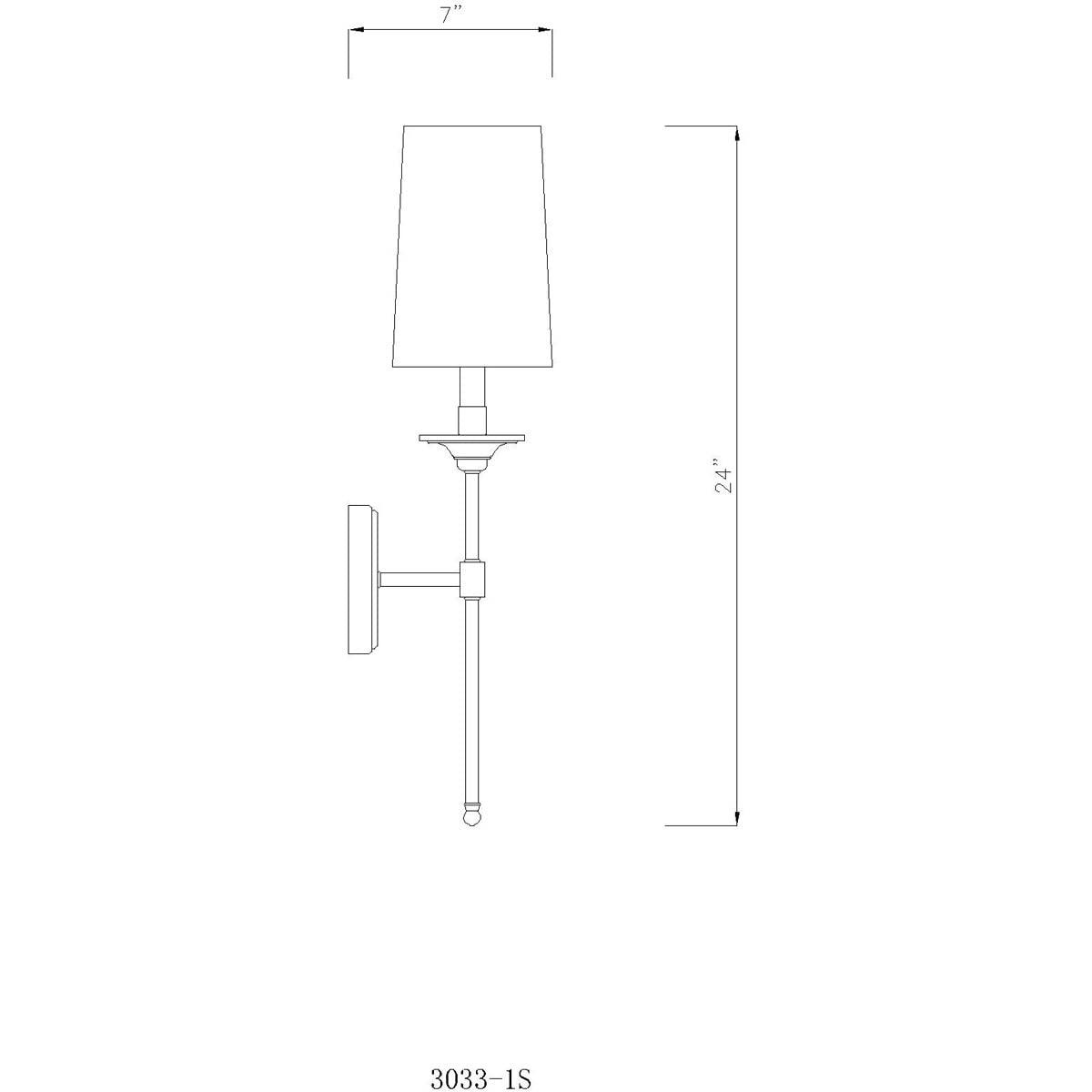 Z-Lite Emily 1 - Light Wall Light in  Rubbed Brass