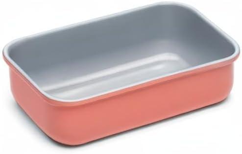 Caraway Home 4.49" Nonstick Ceramic Loaf Pan Terracotta: Bread Loaf Pan, Caraway Bakeware, Hand Wash, Rectangle Shape