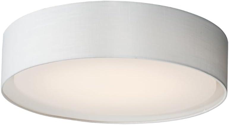 Maxim Prime Light 20" Wide Grass Cloth LED Flushmount Ceiling Light