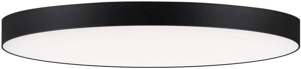 57670WTBK-Maxim Lighting-Trim - 16 Inch 25W 1 LED Round Flush Mount-Black Finish