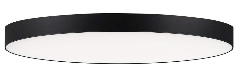 57670WTBK-Maxim Lighting-Trim - 16 Inch 25W 1 LED Round Flush Mount-Black Finish