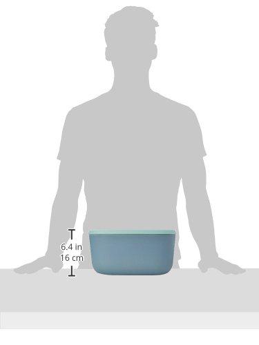 BergHOFF LEO Natural Bamboo Covered Bread Box & Cutting Board 12.5" x 8.5" x 6", Freshly Bread