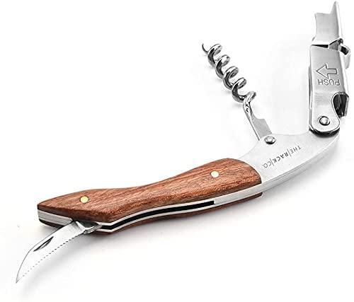 TheRackCo. Wall Series - Double Frame Wall Mount Wine Bottle Rack (9 Bottles) + Free Wine Bottle Opener Corkscrew