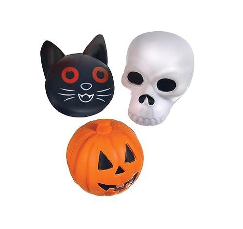 Amscan Halloween Squish Foam Ball Party Favors, Assorted Colors, 12 Balls Per Bag, Pack Of 2 Bags