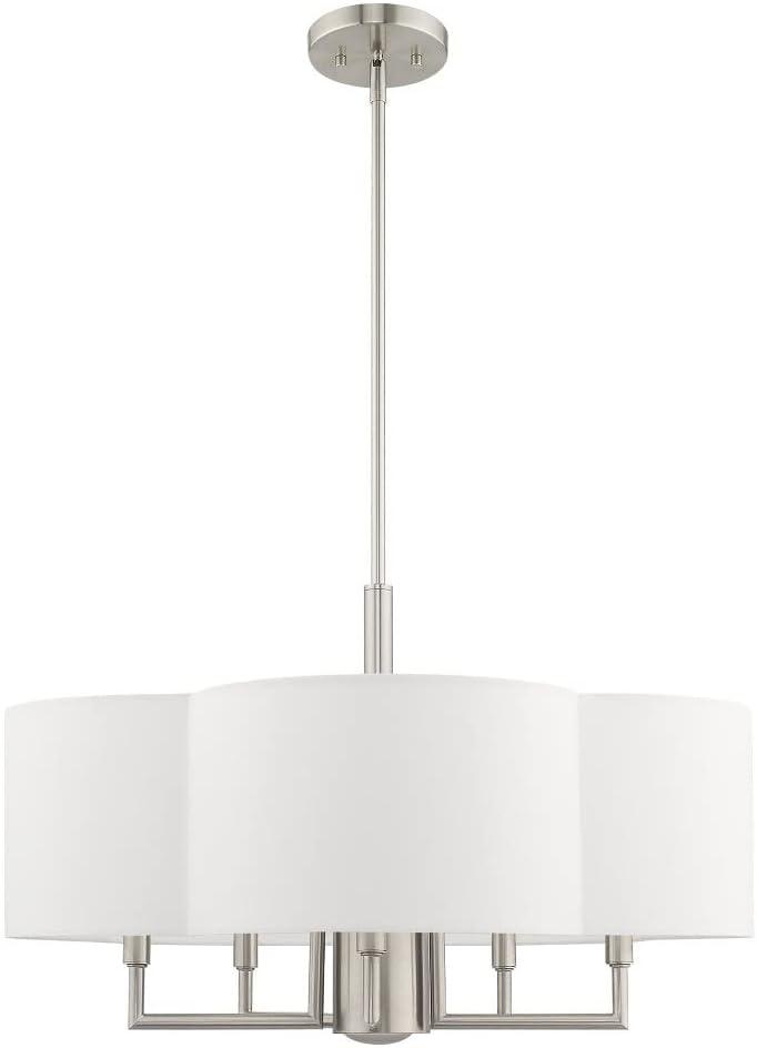 Livex Lighting Chelsea 5 - Light Chandelier ,  Brushed Nickel